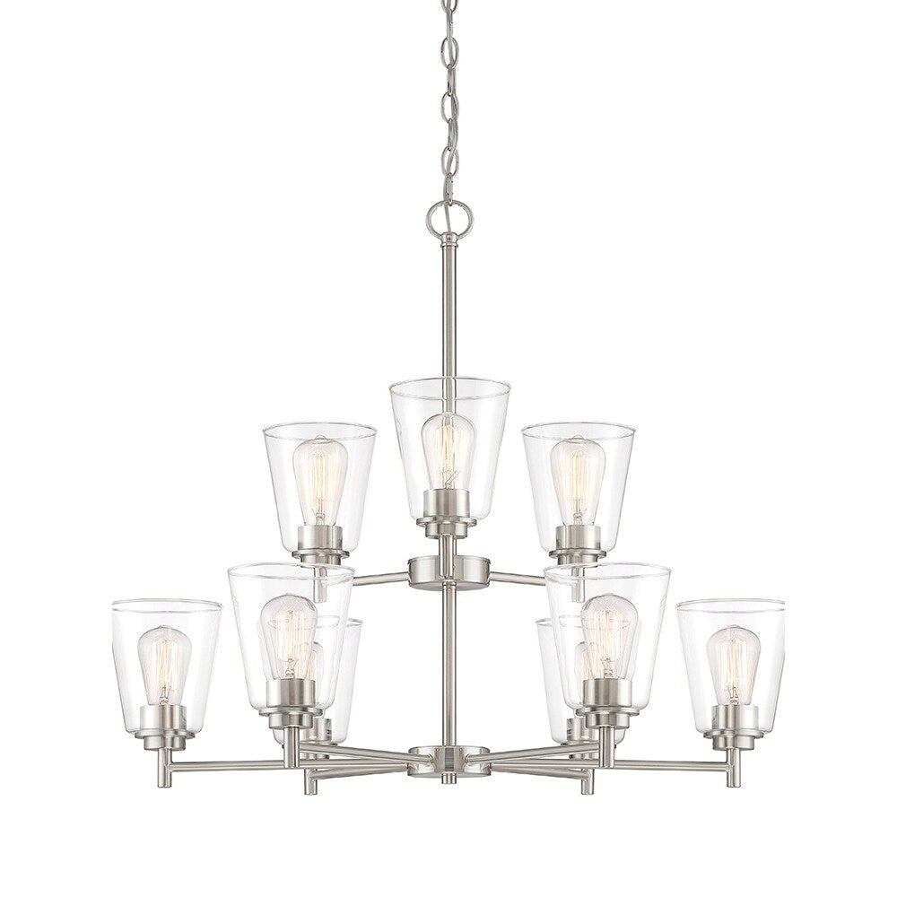 Westin 9 Light Chandelier Satin