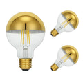 Westinghouse 5.5 Watt 40 Watt Equivalent 1 2 Gold G25 Dimmable Filament Led Light Bulb Medium E26 Base 3 Pack