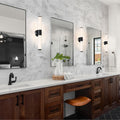 Westinghouse Lighting Clarksboro Led Indoor Wall Fixture Selectable Matte Black Finish Frosted Acrylic Shade