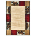 Westley Bear Lodge Ivory Multi Area Rug