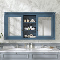 Westlyn Modern Wall Mounted Mirror Cabinet With Adjustable Shelves Dual Hd Mirrors And Soft Close Hinges By Gdfstudio