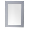 Weston 29 Rectangular Mirror Silver Gray Silver Gray 29 W X 40 H