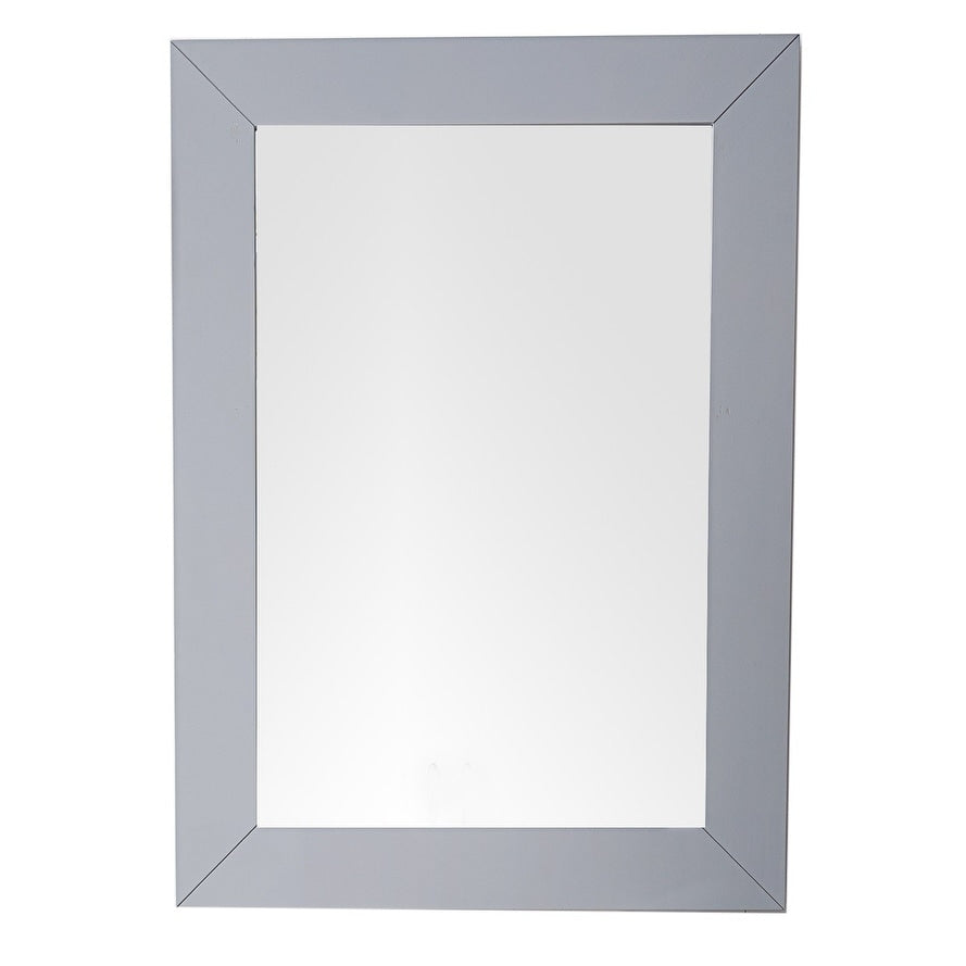 Weston 29 Rectangular Mirror Silver Gray Silver Gray 29 W X 40 H