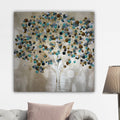 Wexford Home A Teal Tree By Katrina Craven Canvas Wall Art