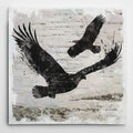Wexford Home Carol Robinson Birchbark Eagle Wrapped Canvas Art