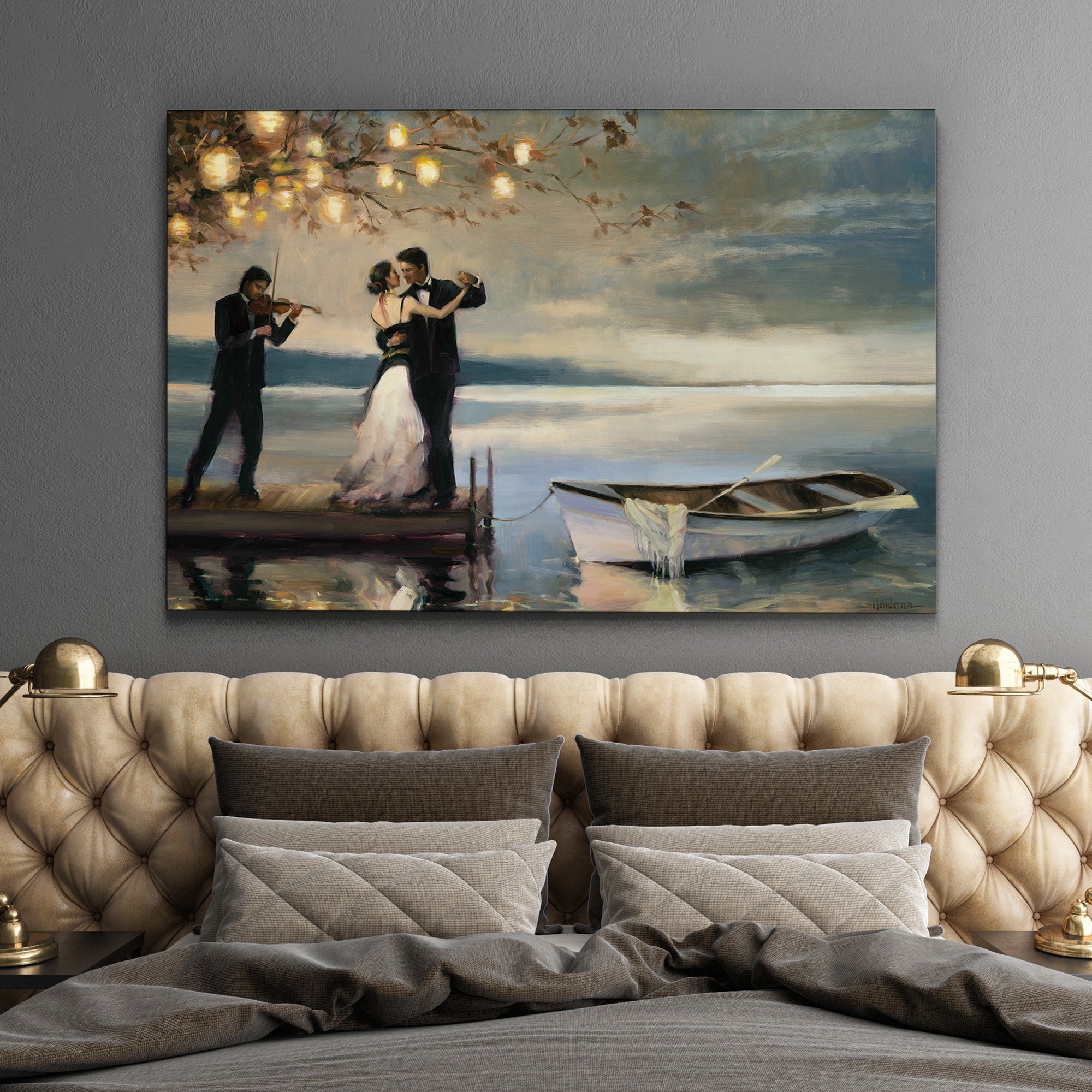 Wexford Home Twilight Romance Gallery Wrapped Canvas