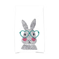 Whats Up Bunny Holiday Animal Print Kitchen Towel