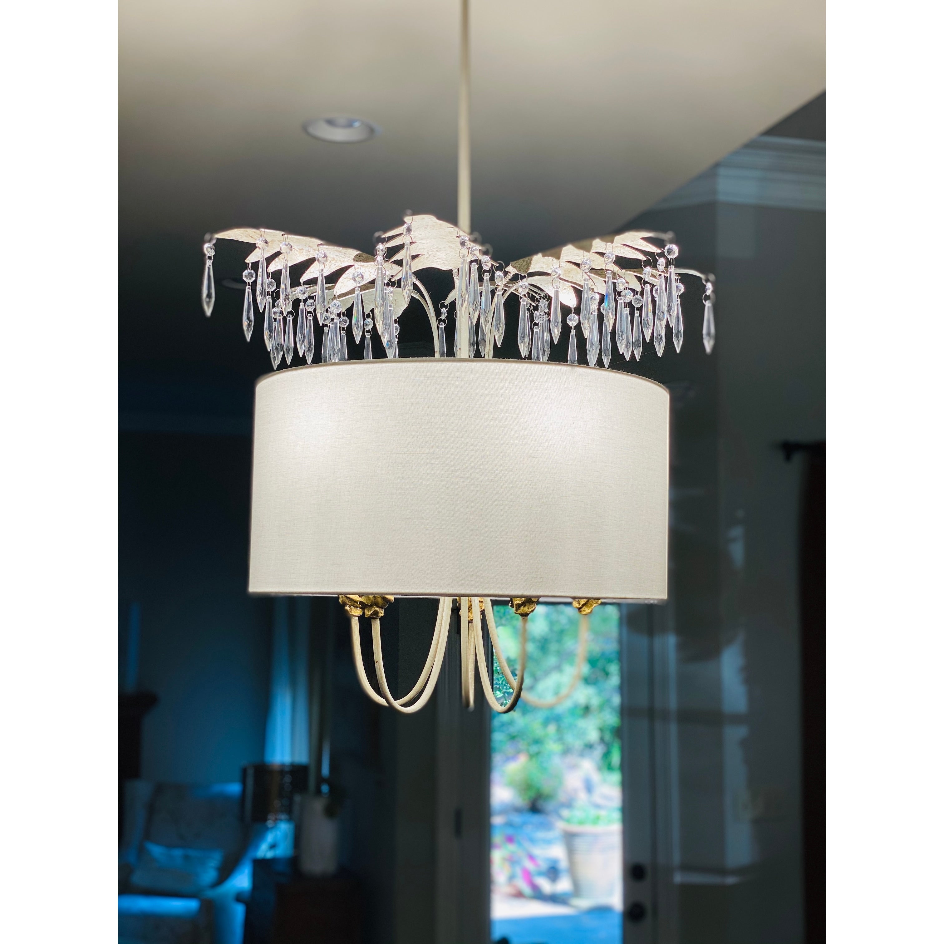 Whimsical French Chandelier Drum Shade By Lucas Mckearn N A