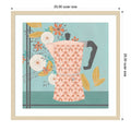 Whimsical Kitchen No. 1 By June Erica Vess Wood Framed Wall Art Print