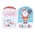 Whimsical Santa Christmas Wall Sign Set Of 2