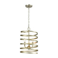 Whirlwind 3 Light Pendant Aged Silver