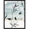 Whispering Bamboo By Treechild Framed Canvas Wall Art