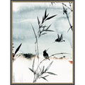 Whispering Bamboo By Treechild Framed Mounted Canvas Wall Art Print