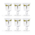 Whispering Water Wine Stemware Set Of 6