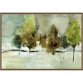 Whispering Woods By Cartissi Framed Canvas Wall Art Print