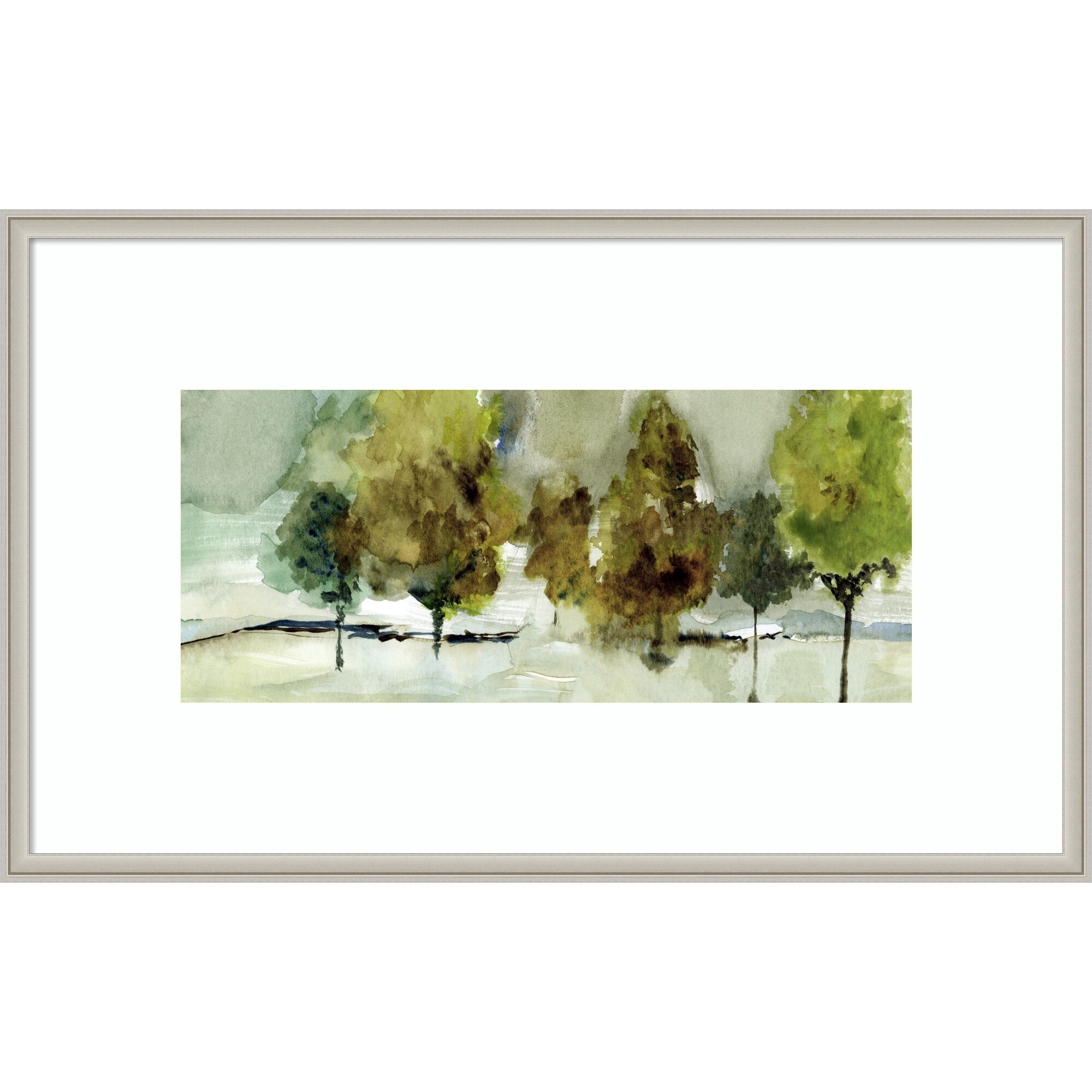 Whispering Woods By Cartissi Wood Framed Wall Art Print