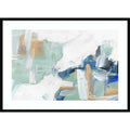 Whispers Of Colorful Abstraction By Hannah Dawson Wood Framed Wall Art Print