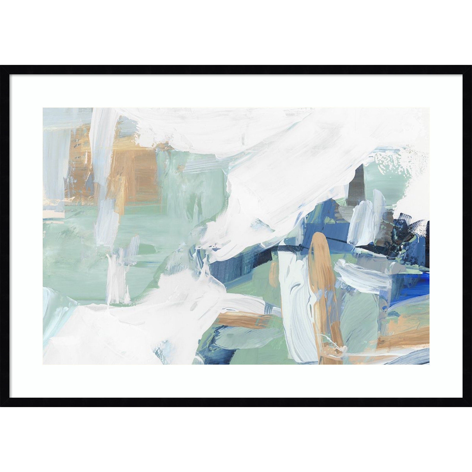 Whispers Of Colorful Abstraction By Hannah Dawson Wood Framed Wall Art Print