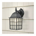 Whitby 12 High 1 Light Outdoor Sconce Satin Black 12 Inch Tall