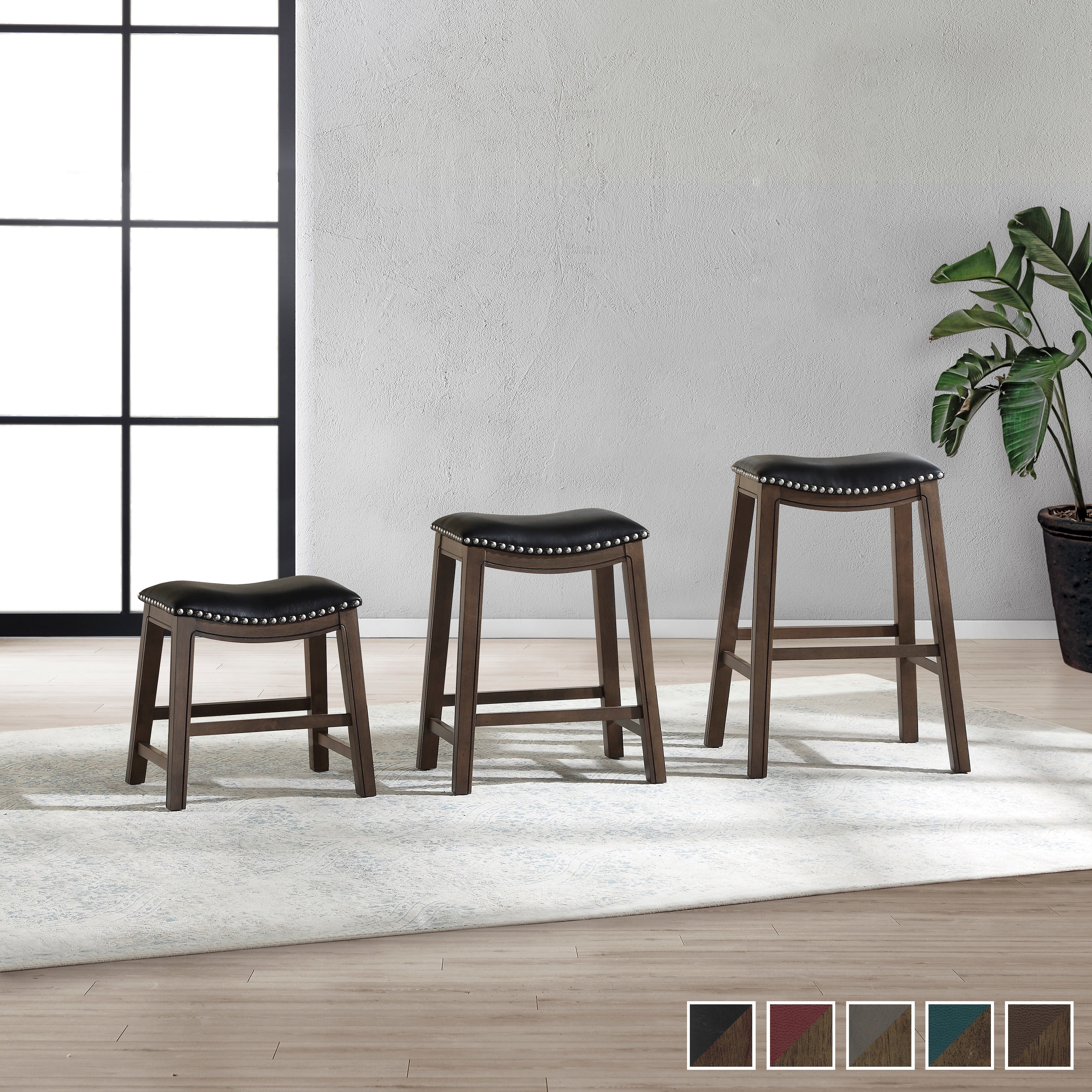Whitby Saddle Seat Stool Set Of 2