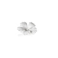 White Bone Wall And Table D Cor China Hibiscus Flower Set Of 3