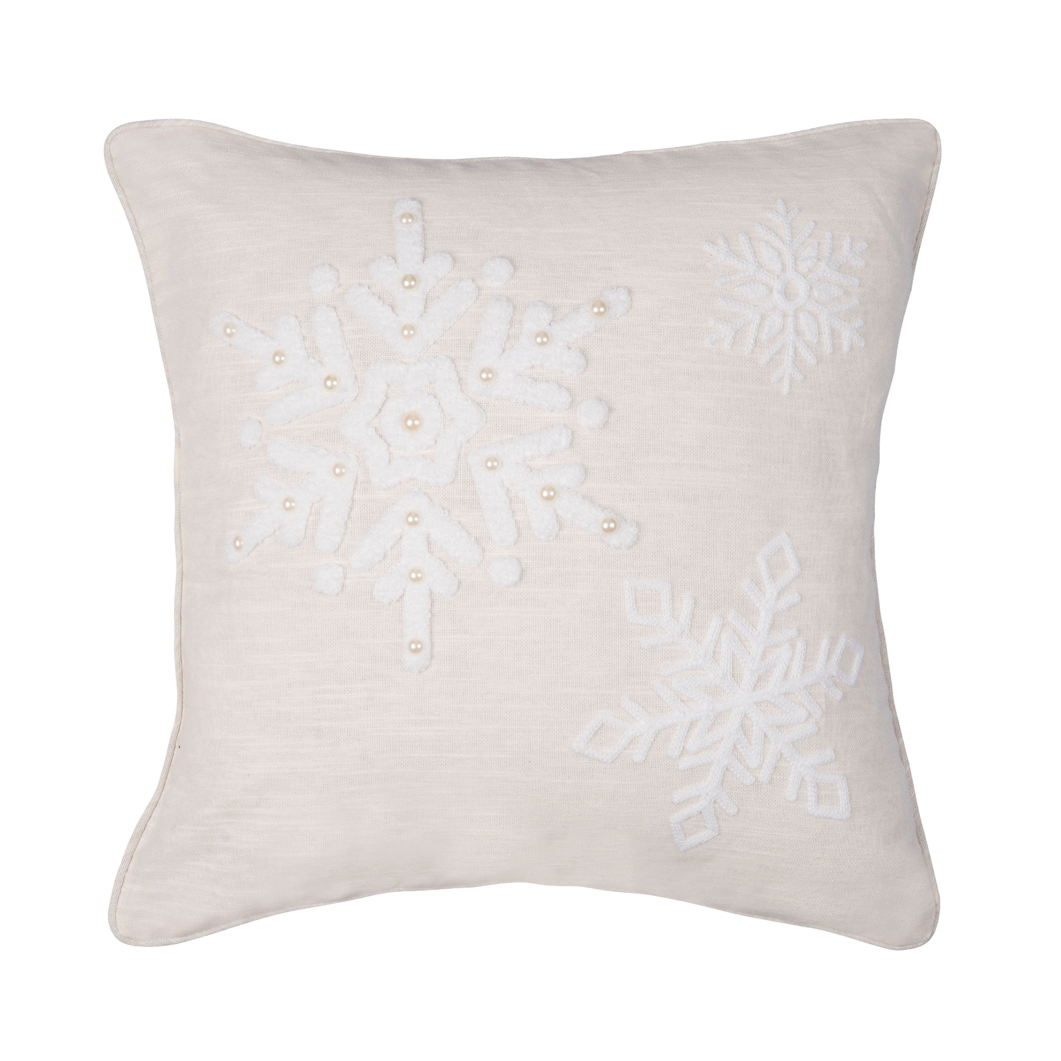 White Christmas Pillow