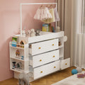 White Dressing Table Dresser Clothing Storage Cabinet Organizer For Bedroom Wardrobe Armoire Closet