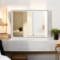 White Finish Mirror