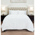 White Geometric Twin Quilt