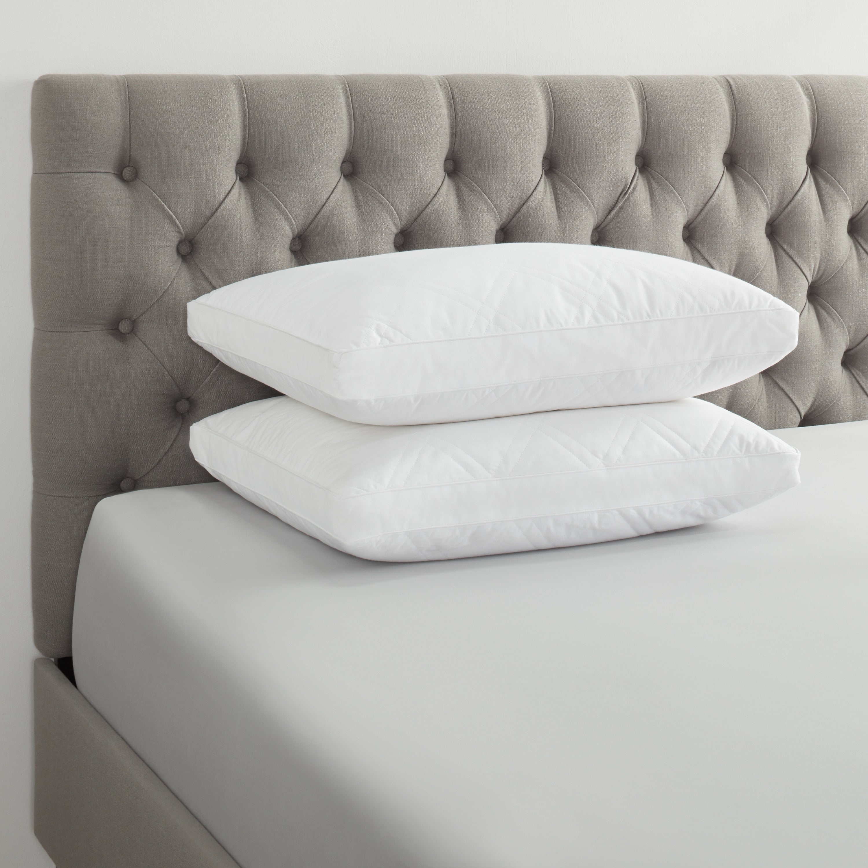 White Goose Feather And Down Pillows Set Of 2