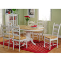 Simple Living White Natural 7 Piece Ladderback Dining Set