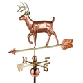 White Tail Buck Weathervane Polished Copper By Good Directions