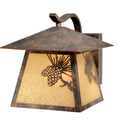 Vaxcel Whitebark 9 Outdoor Wall Light Olde World Patina