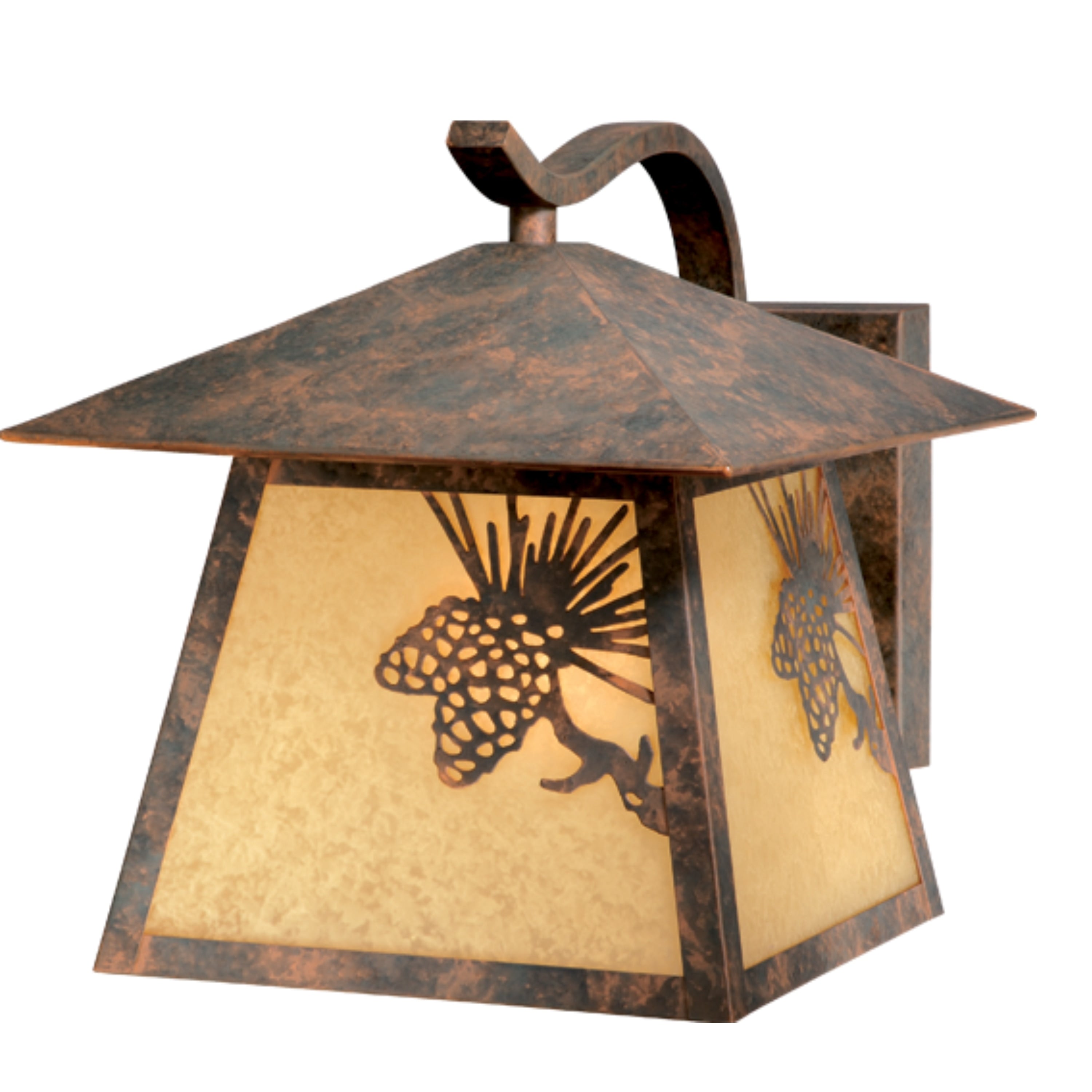 Vaxcel Whitebark 9 Outdoor Wall Light Olde World Patina