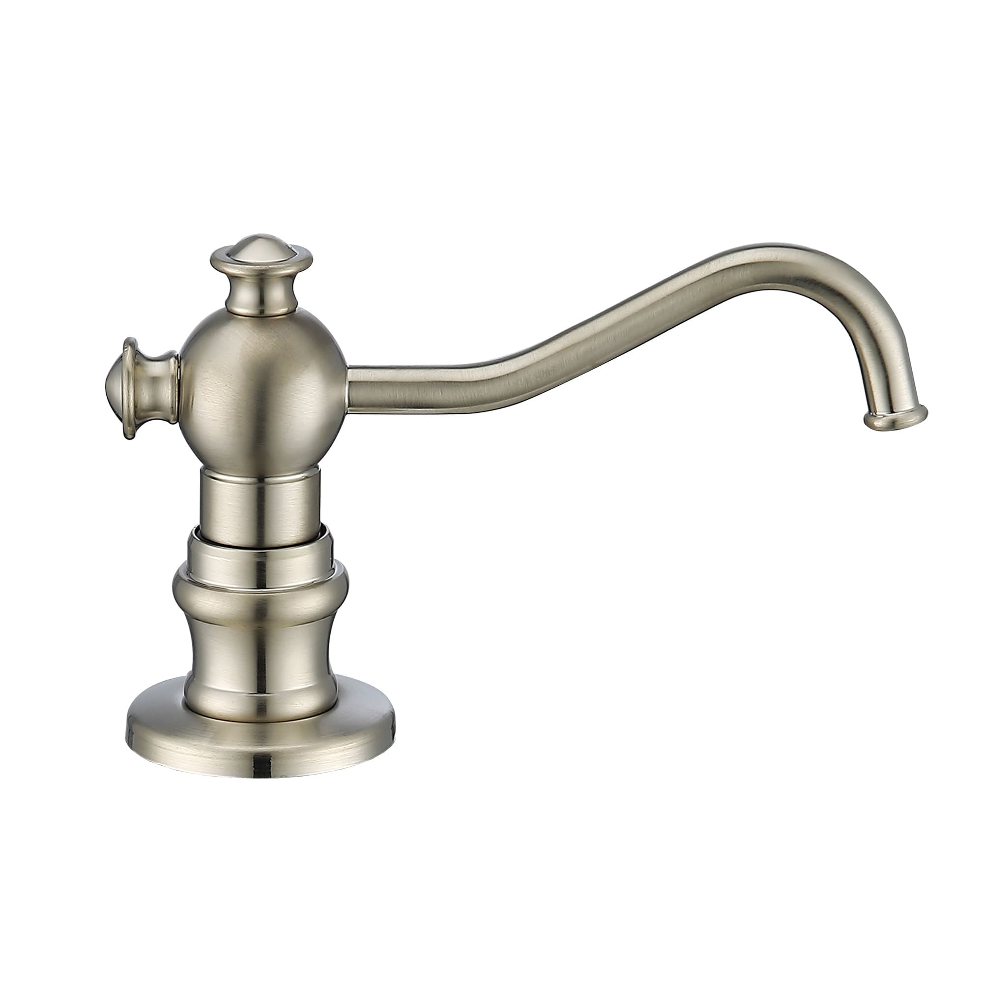 Whitehaus 5 Deck Mount Solid Brass Kitchen Soap And Lotion Dispenser