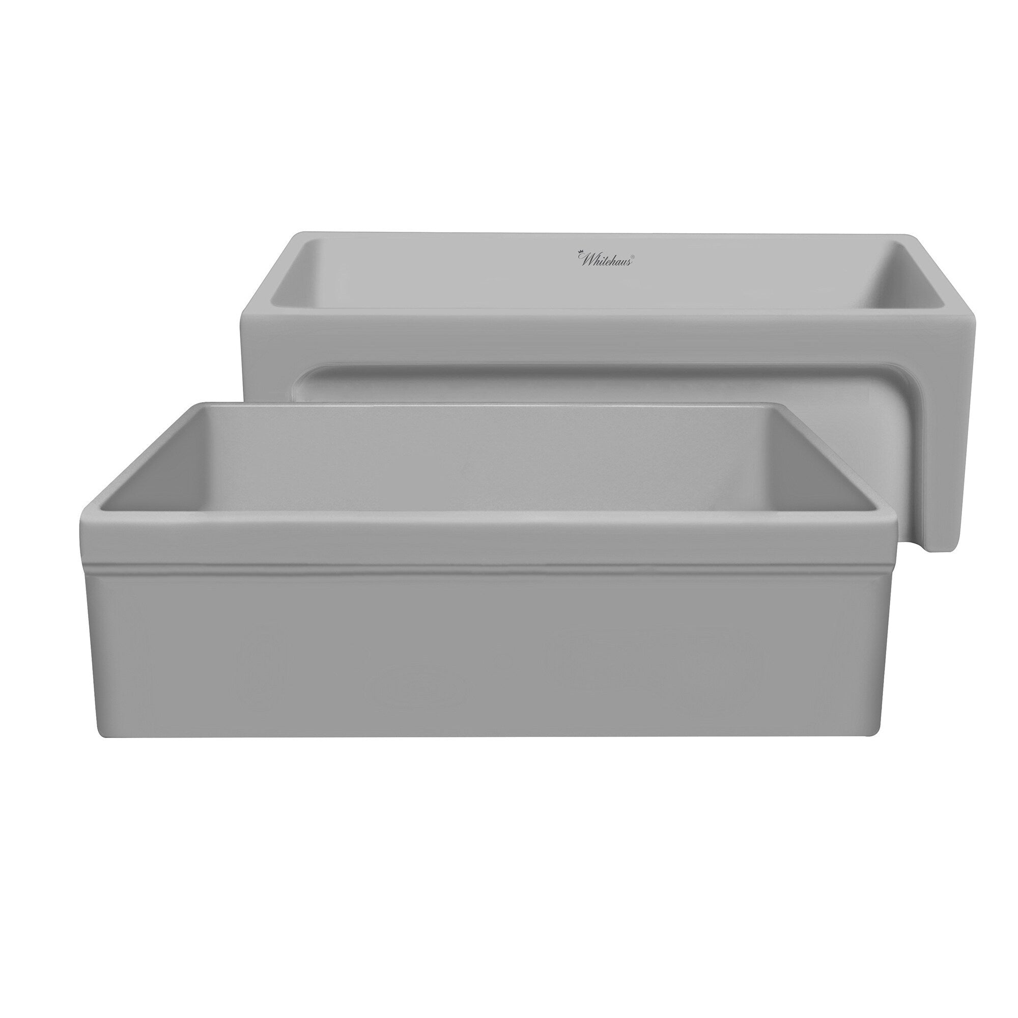 Whitehaus Collection Glencove 30 Reversible Matte Kitchen Fireclay Sink