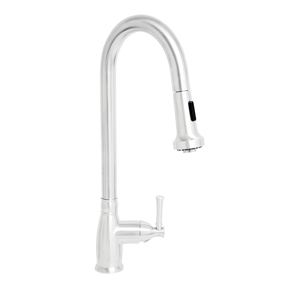 Whitehaus Collection Single Hole Faucet With Pull Down Spray Head