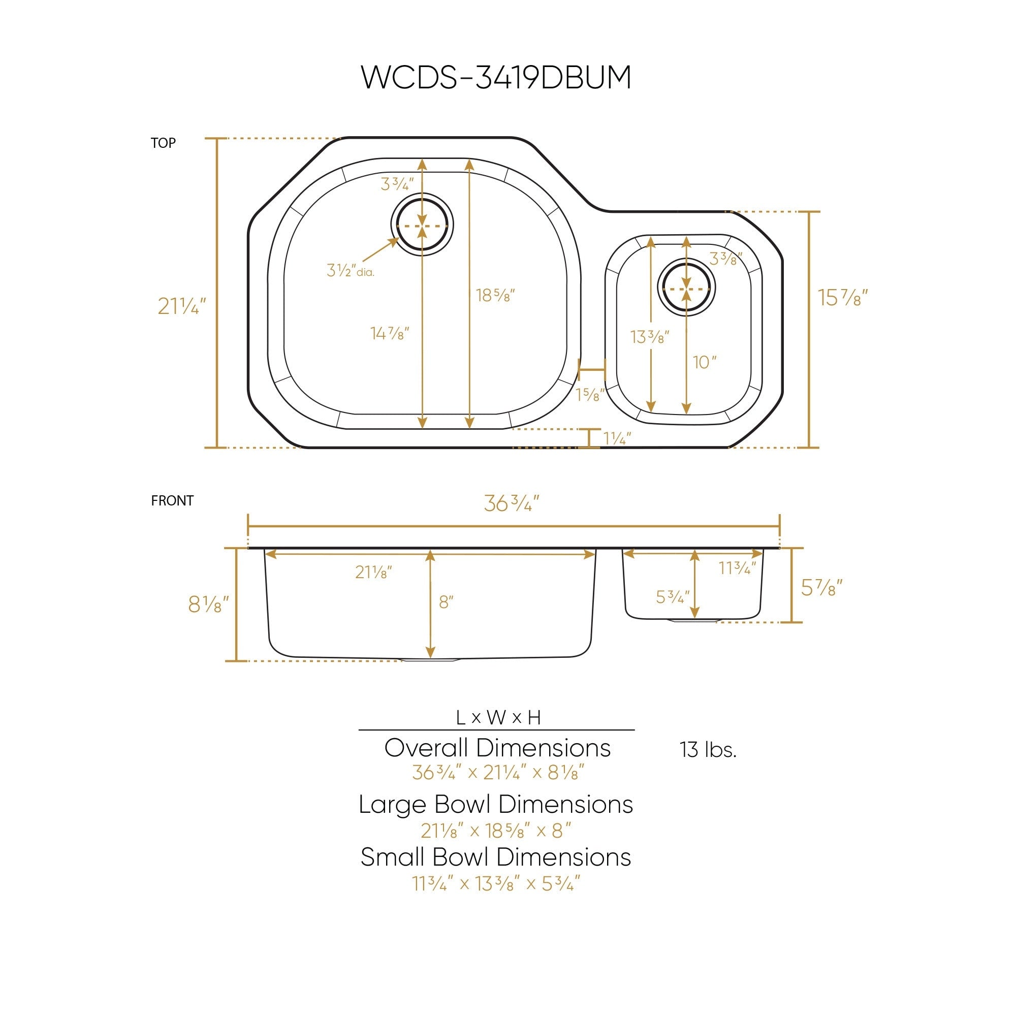 Whitehaus Double Basin Stainless Steel Kitchen Sink From The Devonhaus