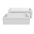 Whitehaus Whq5530 Reversible 30 Farmhouse Single Basin Fireclay Kitchen Sink