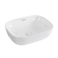 Whitehaus Wh71333 Isabella Plus 18 Vitreous China Vessel Bathroom Sink