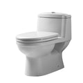 Whitehaus Whmfl3222 Magic Flush Dual Flush One Piece Elongated Toilet With Slow Close Seat White