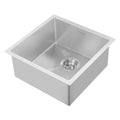 Whitehaus Whnpl1818 Noah Plus 17 3 4 Single Basin Kitchen Sink For Undermount Or Drop In Insta