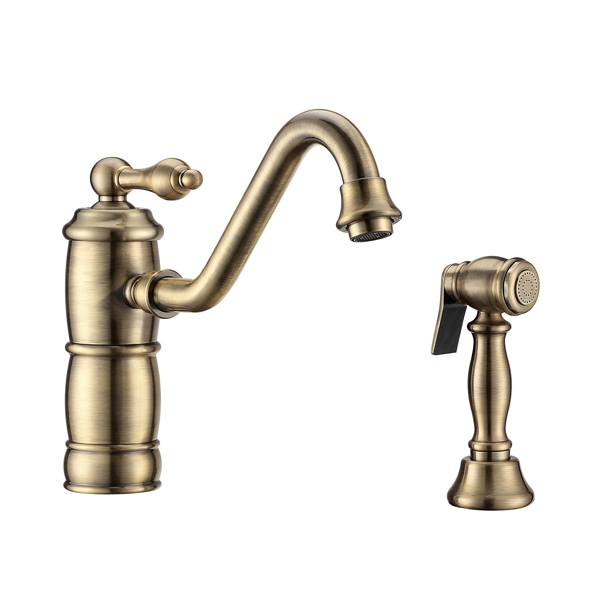 Whitehaus Whktsl3 2200 Nt Vintage Iii Plus 1.5 Gpm Single Hole Kitchen Faucet