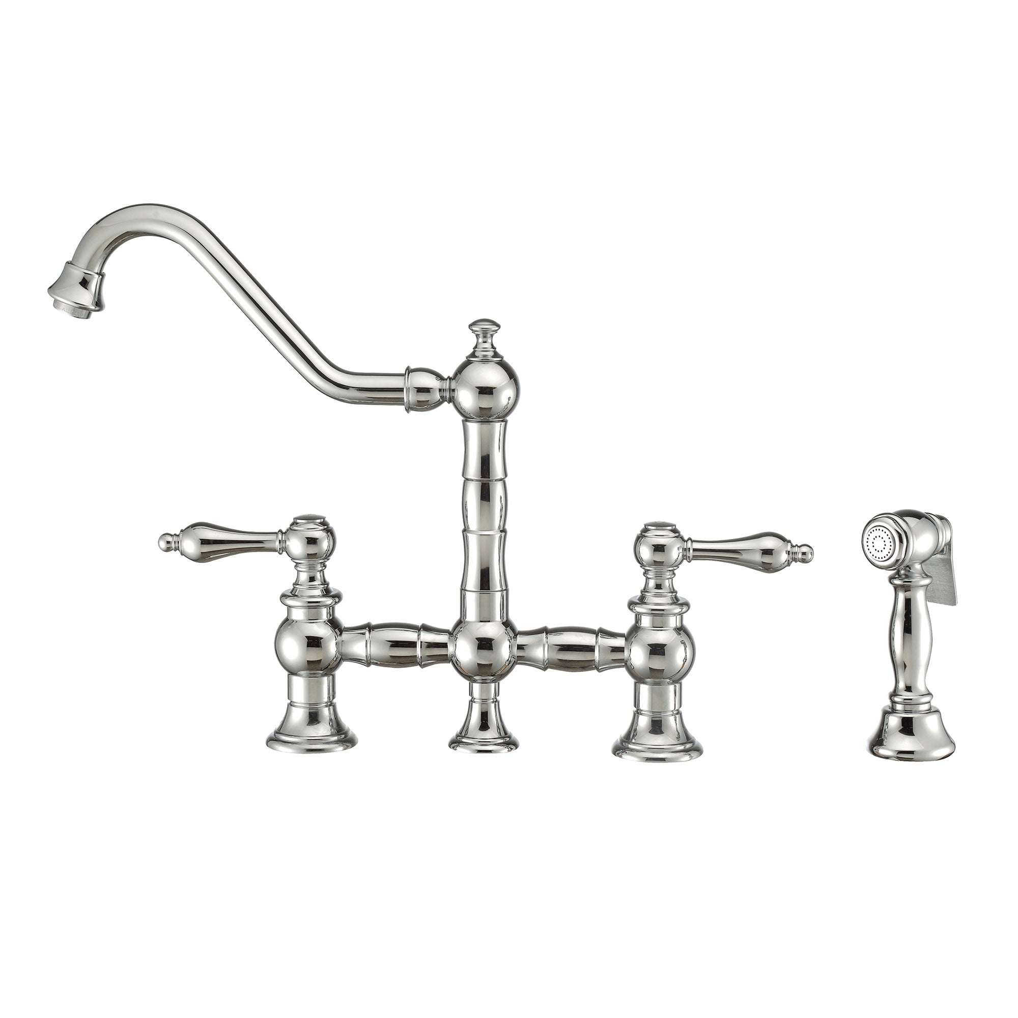 Whitehaus Whkbtlv3 9201 Nt Vintage Iii Plus 1.5 Gpm Widespread Faucet