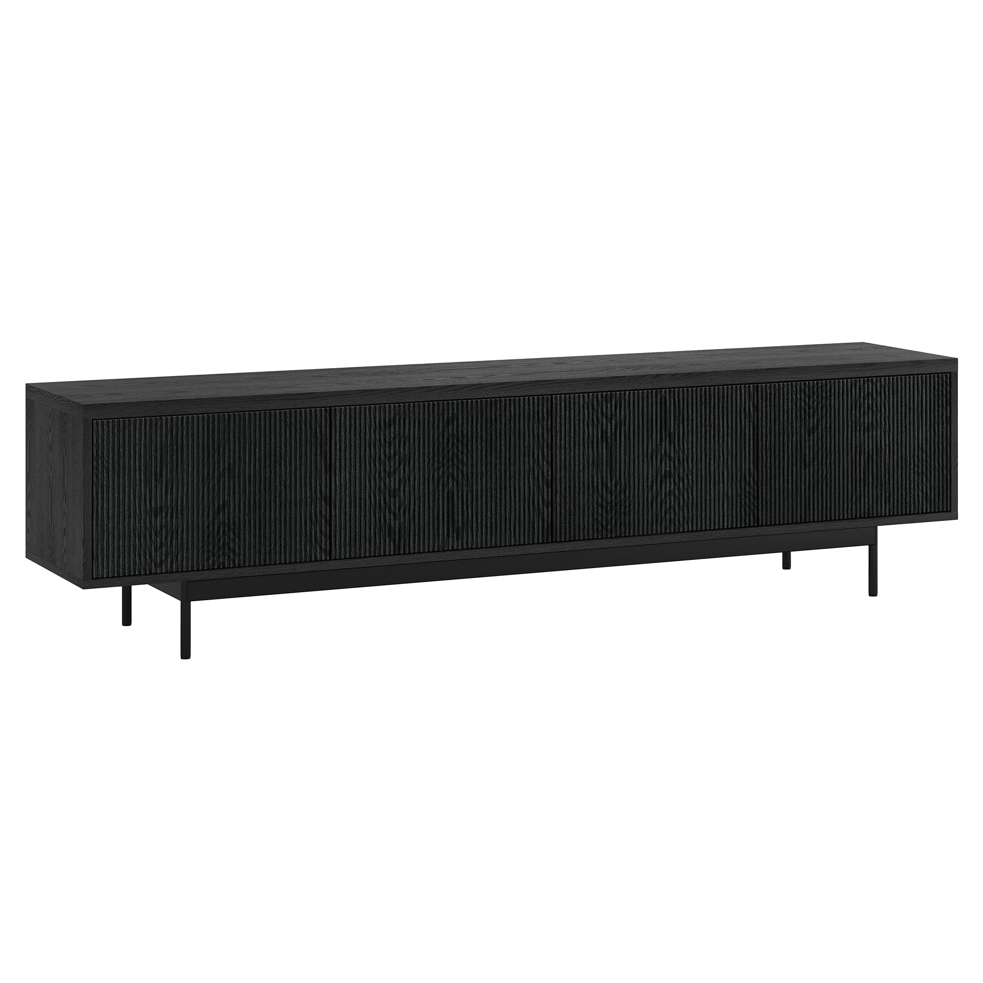 Whitman Rectangular Fluted Tv Stand For Tvs Up To 85 79 Wide