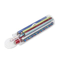 Whitmor Clear Gift Wrap Organizer Zippered Storage For 25 Rolls