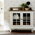 Whitney Antique Linen With Weathered Grey Server
