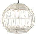 Wicker Globe Style Hanging Pendant Lamp 16