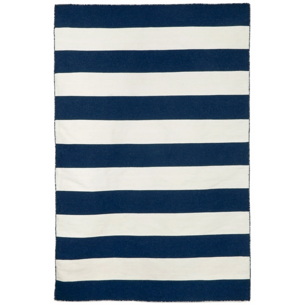 Liora Manne Wide Stripe Outdoor Rug 5 X 76