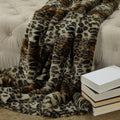 Wild Leo Faux Fur Luxury Throw Throw 36W X 60L
